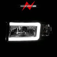Load image into Gallery viewer, ANZO 94-02 Dodge RAM Crystal Headlight - w/ Light Bar Chrome Housing - Installation View