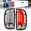 Load image into Gallery viewer, ANZO 95-00 Toyota Tacoma LED Taillights Chrome Housing Clear Lens (Pair) - Main Product View
