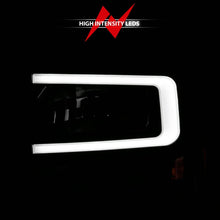 Load image into Gallery viewer, ANZO 99-04 Ford F250/F350/F450/Excursion (excl. 99) Crystal Headlights - w/ Light Bar Black Housing - Additional View 5