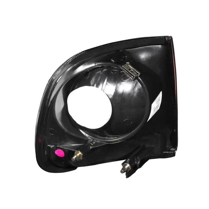 ANZO Corner Lights 1997-2003 Ford F-150 HARLEY DAVIDSON Style Corner Lights Black w/ Amber Reflector - Side View
