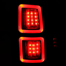 Load image into Gallery viewer, ANZO LED Black 13-17 Dodge Ram 1500/2500/3500 LED Taillights Black - Back View