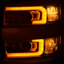 Load image into Gallery viewer, ANZO Projector Headlights 15-17 Chevrolet Silverado 2500HD / 3500HD Chrome w/ Chrome Rim - Additional View 9