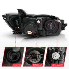 Load image into Gallery viewer, ANZO Projector Headlights With Plank Style Design Black w/Amber 15-16 Toyota Camry (4DR) - Additional View 5