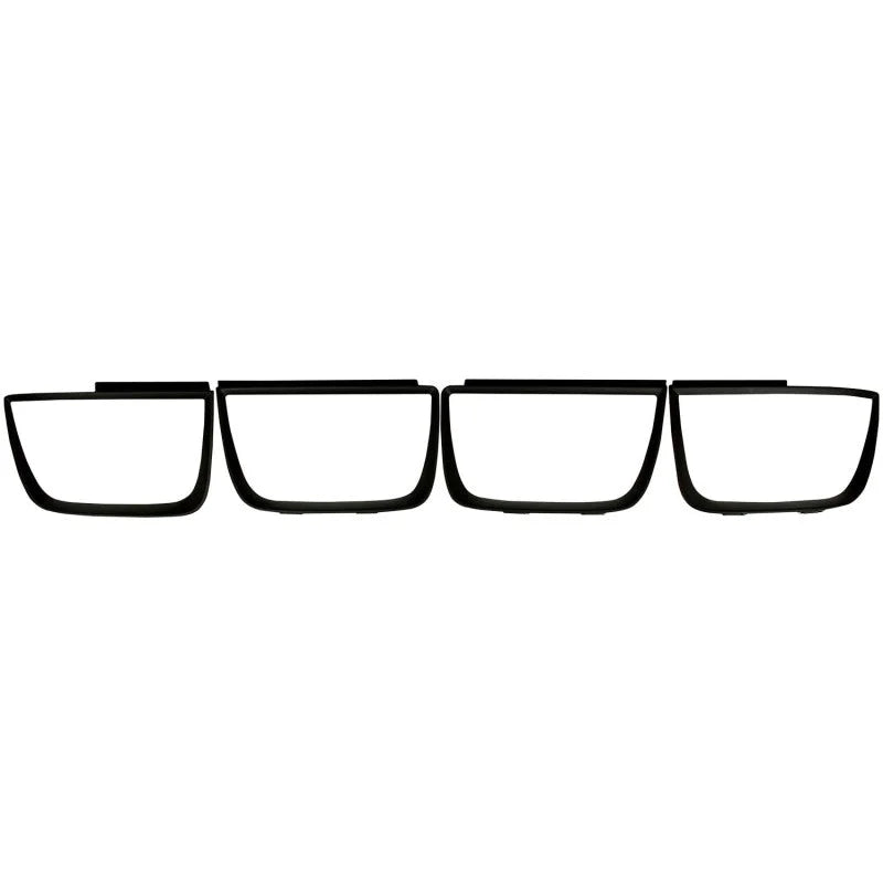 ANZO Taillight Bezels 2010-2013 Chevrolet Camaro Taillight Bezels - 4pc Flat Black - Side View