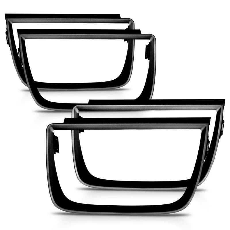 ANZO Taillight Bezels 2010-2013 Chevrolet Camaro Taillight Bezels - 4pc Flat Black - Additional View 5
