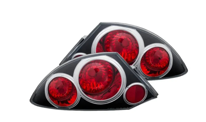 ANZO 2000-2005 Mitsubishi Eclipse Taillights Black - Additional View 9