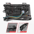 Load image into Gallery viewer, ANZO Wrangler 18-21/Gladiator 20+ LED Side Marker Lights Smoke w Sequential Signal - Back View