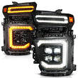 Load image into Gallery viewer, ANZO Z-Series 20-23 Chevy Silverado 2500/3500 Z-Series Full LED Proj Headlights Black - Pass. Side - Additional View 6