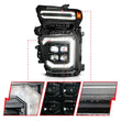 Load image into Gallery viewer, ANZO Z-Series 20-23 Chevy Silverado 2500/3500 Z-Series Full LED Proj Headlights Black - Pass. Side - Additional View 7