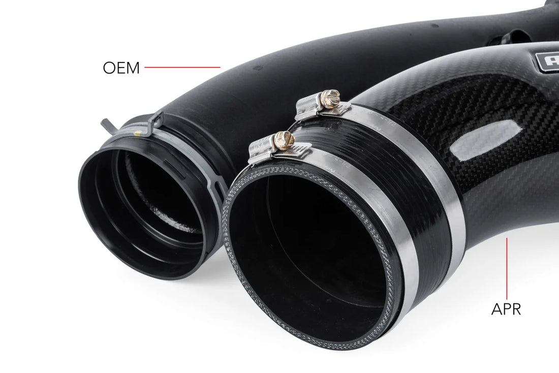 APR APR 2.5 TFSI EVO Turbocharger Inlet System - (Rear Carbon Tube Only) CI100038-B - Detail View