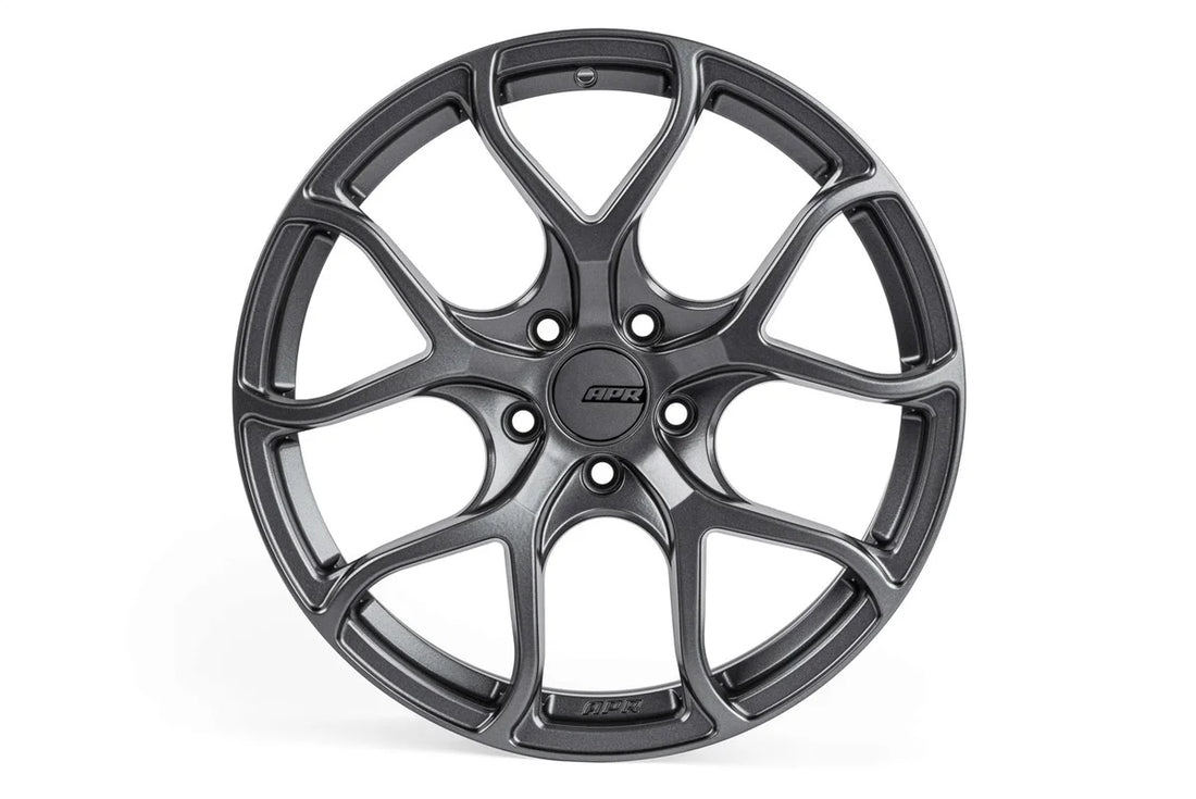 APR APR A01 - Flow Formed - 18x8.5 - ET45 - 5x112 - Gunmetal Grey WHL00016 - Side View