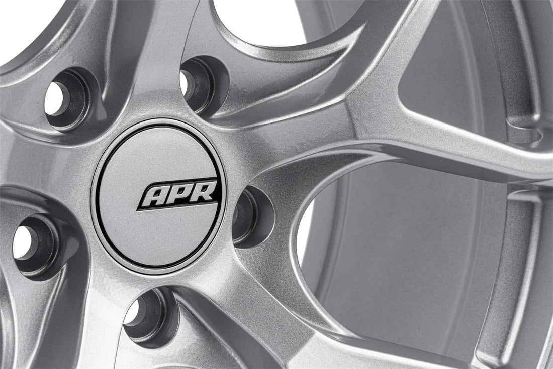 APR APR A01 - Flow Formed - 18x8.5 - ET45 - 5x112 - Hyper Silver WHL00015 - Back View