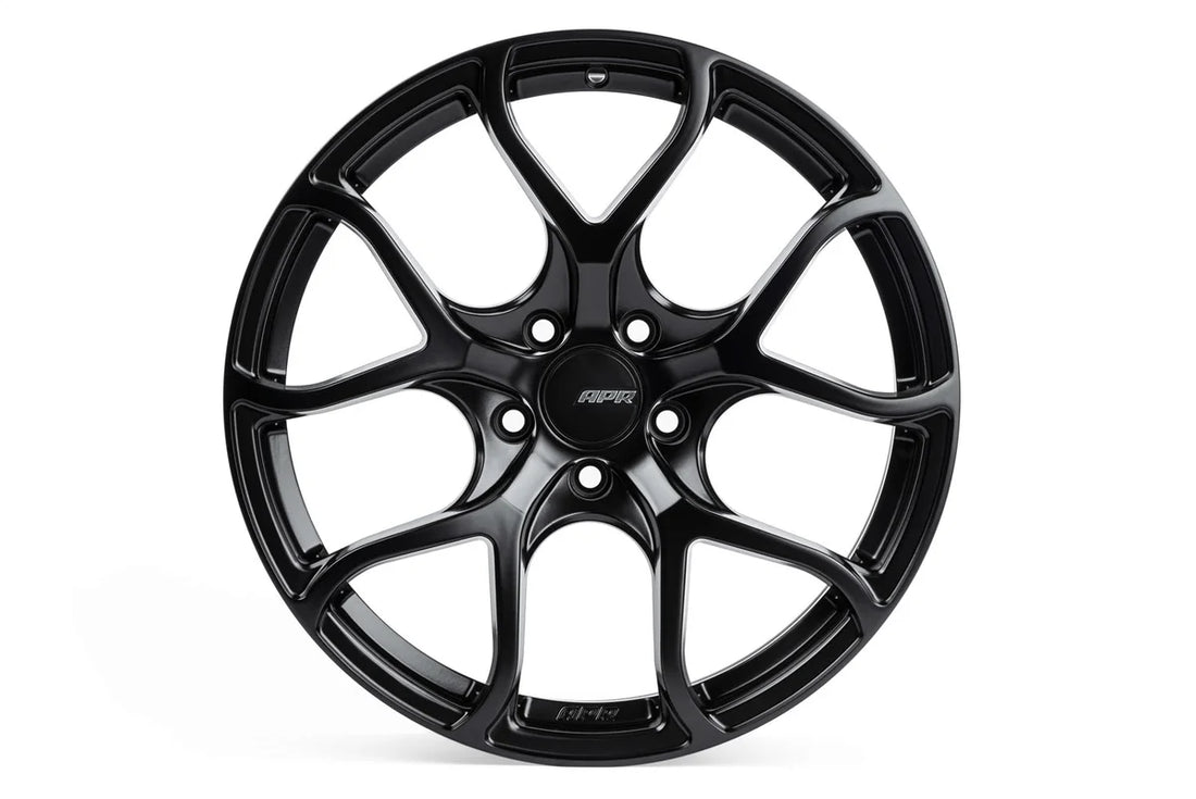 APR APR A01 - Flow Formed - 18x8.5 - ET45 - 5x112 - Satin Black WHL00017 - Side View