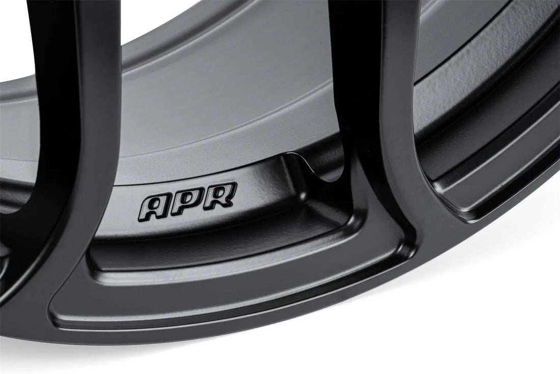 APR APR A01 - Flow Formed - 18x8.5 - ET45 - 5x112 - Satin Black WHL00017 - Installation View