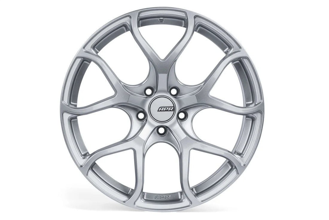 APR APR A01 - Flow Formed - 19x8.5 - ET45 - 5x112 - Hyper Silver WHL00001 - Side View