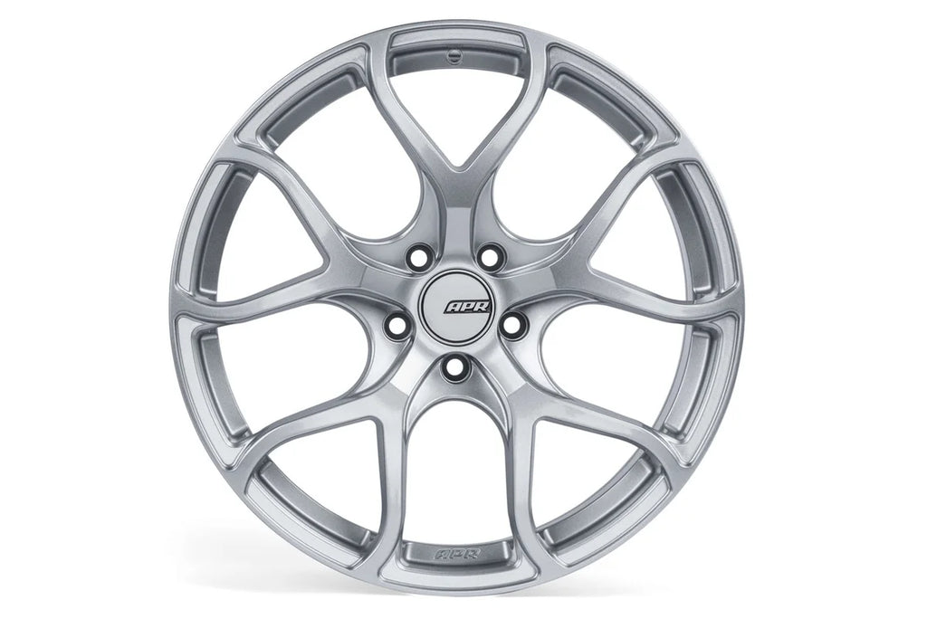 APR APR A01 - Flow Formed - 19x8.5 - ET45 - 5x112 - Hyper Silver WHL00001 - Side View