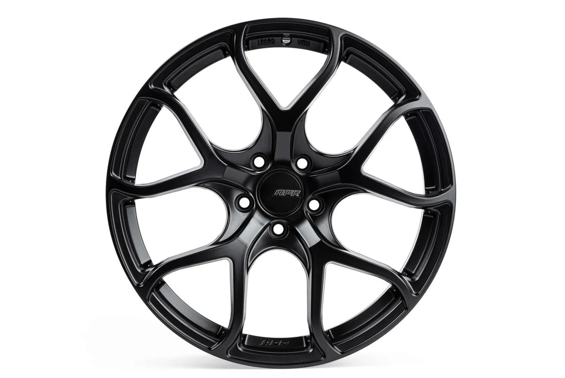 APR APR A01 - Flow Formed - 19x8.5 - ET45 - 5x112 - Satin Black WHL00014 - Side View