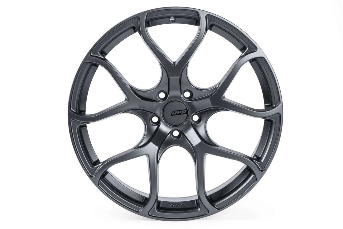 APR APR A01 - Flow Formed - 20x9.0 - ET42 - 5x112 - Gunmetal Grey WHL00009 - Side View