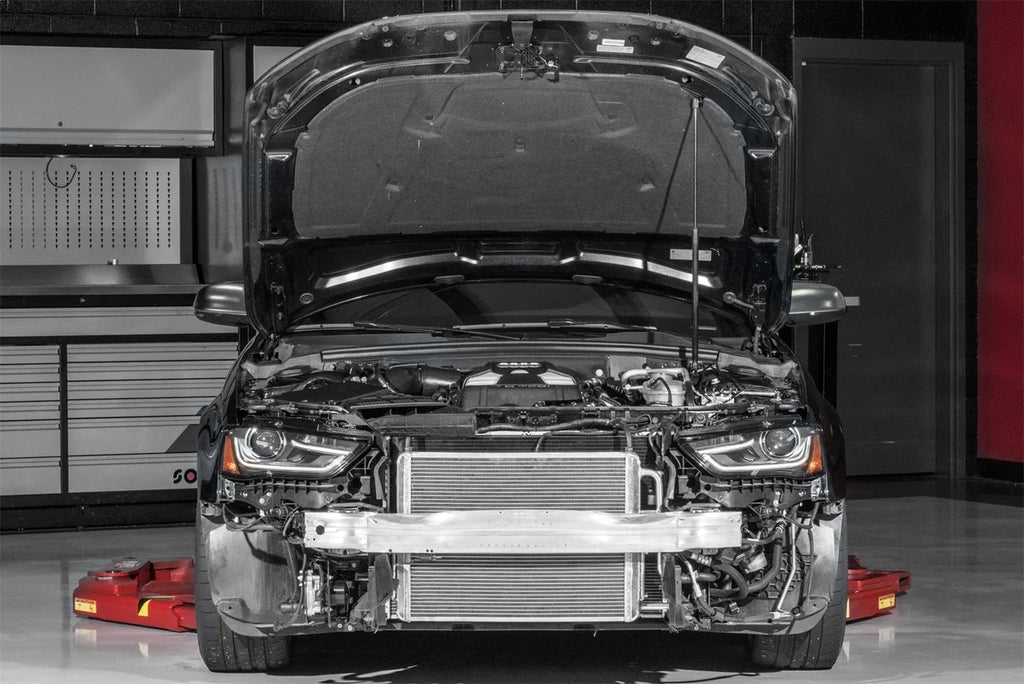 APR APR CPS Radiator - 3.0/4.0T TFSI - B8/B8.5 A4/A5/S4/S5, Q5/SQ5, C7 A6/A7/S6/S7 MS100127 - Installation View