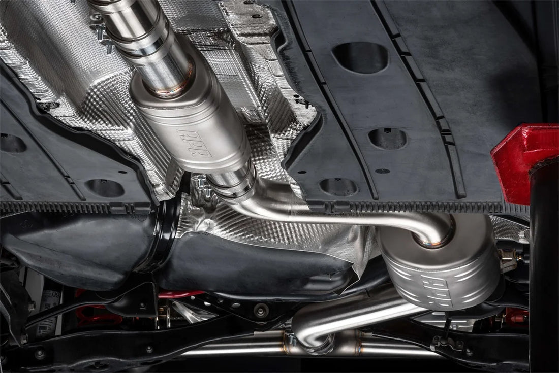 APR APR Catback Exhaust System Front Muffler - GTI/TRC (MK7/MK7.5) CBK0005 - Additional View 5