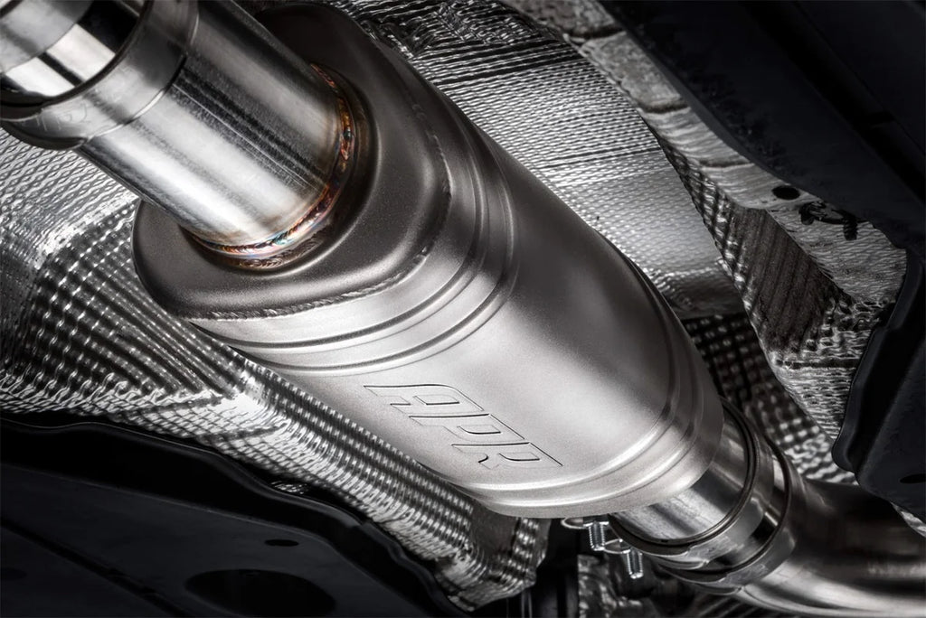 APR APR Catback Exhaust System Front Muffler - GTI/TRC (MK7/MK7.5) CBK0005 - Additional View 7