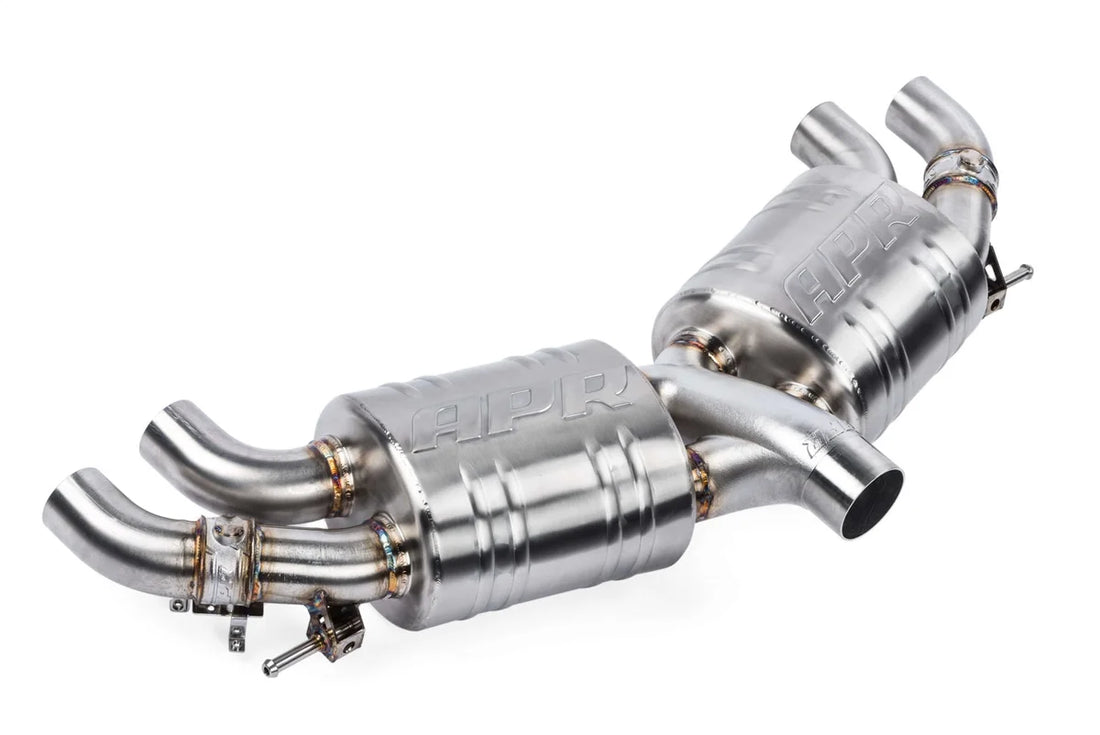 APR APR Catback Exhaust System - Golf R (MK7) CBK0021 - Back View