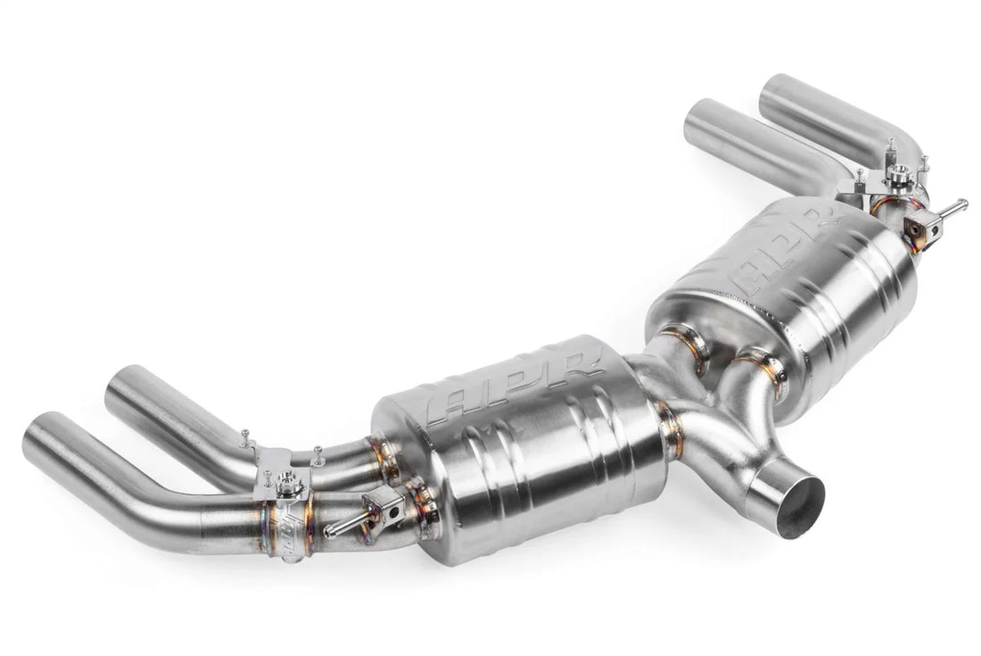 APR APR Catback Exhaust System - S3 Sedan (8V) CBK0003 - Side View