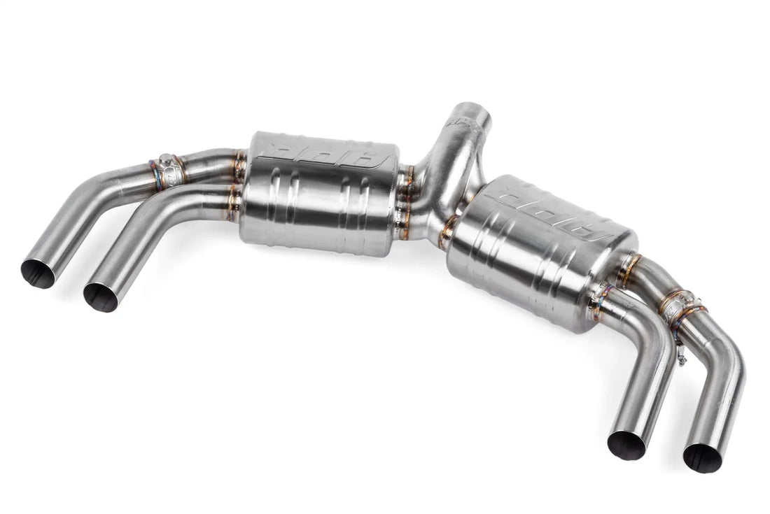APR APR Catback Exhaust System - S3 Sedan (8V) CBK0003 - Back View