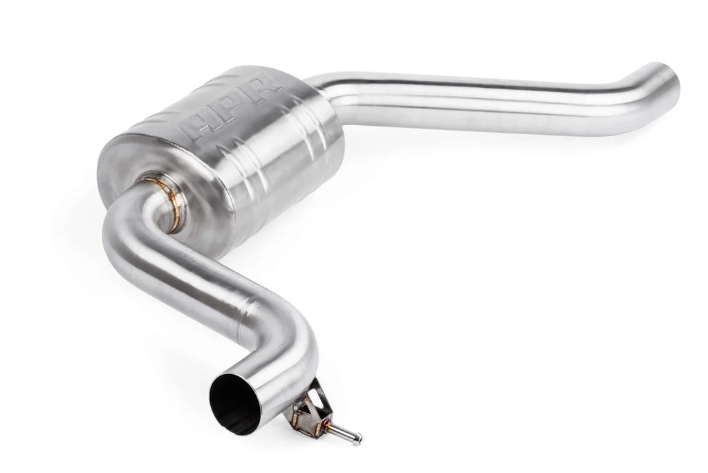 APR APR Catback Exhaust System (w/ Front Muffler) - GTI TRC (MK7.5) CBK0039 - Side View