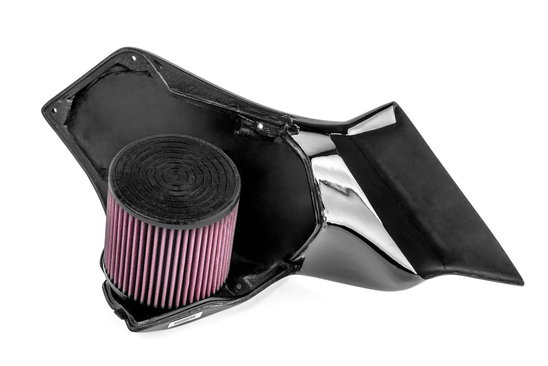 APR APR Closed Carbon Fiber Intake - B8 6/8 Cyl Intake Airbox CI100023 - Back View