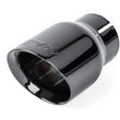 Load image into Gallery viewer, APR APR Double-Walled 3.5" Slash-Cut Tips (Diamond Black) - Set of 2 TPK0008 - Side View