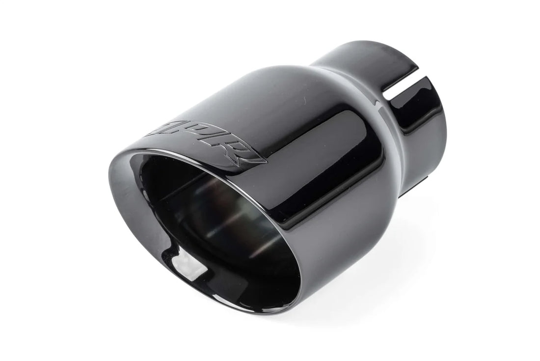 APR APR Double-Walled 3.5" Slash-Cut Tips (Diamond Black) - Set of 2 TPK0008 - Side View