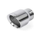 Load image into Gallery viewer, APR APR Double-Walled 3.5" Slash-Cut Tips (Polished Silver) - Set of 2 TPK0006 - Side View