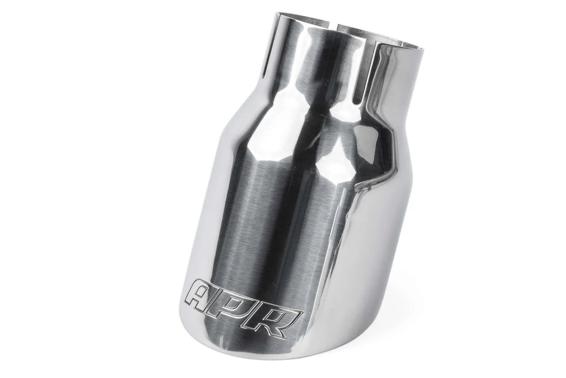 APR APR Double-Walled 3.5" Slash-Cut Tips (Polished Silver) - Set of 2 TPK0006 - Detail View