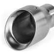 Load image into Gallery viewer, APR APR Double-Walled 4" Slash-Cut Tips (Brushed) - Set of 2 TPK0002 - Installation View