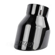 Load image into Gallery viewer, APR APR Double-Walled 4" Slash-Cut Tips (Polished Diamond Black) - Set of 2 TPK0003 - Side View