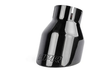 Load image into Gallery viewer, APR APR Double-Walled 4" Slash-Cut Tips (Polished Diamond Black) - Set of 2 TPK0003 - Side View