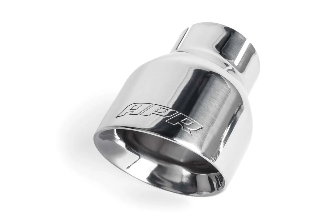APR APR Double-Walled 4" Slash-Cut Tips (Polished) - Set of 2 TPK0001 - Side View