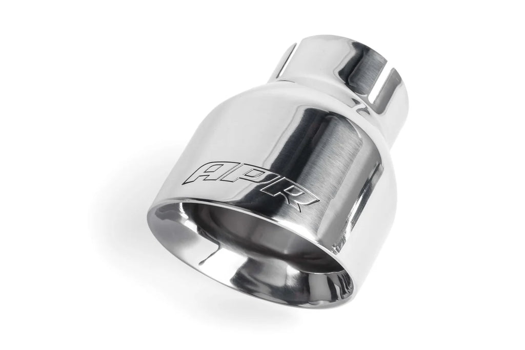 APR APR Double-Walled 4" Slash-Cut Tips (Polished) - Set of 2 TPK0001 - Side View