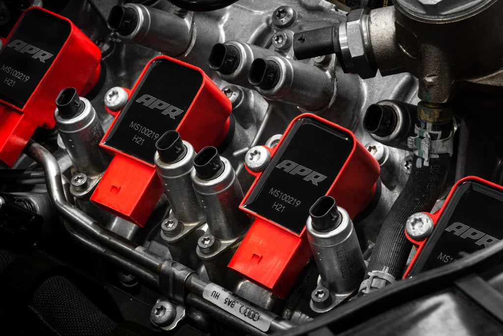 APR APR Ignition Coils - 4.0 TFSI (EA824) - Red MS100219 - Installation View