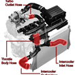 Load image into Gallery viewer, APR MQB 1.8T/2.0T (Conversion Kit APR DTR6054 &amp; APR Outlet Pipe) MS100213 - Main Product View