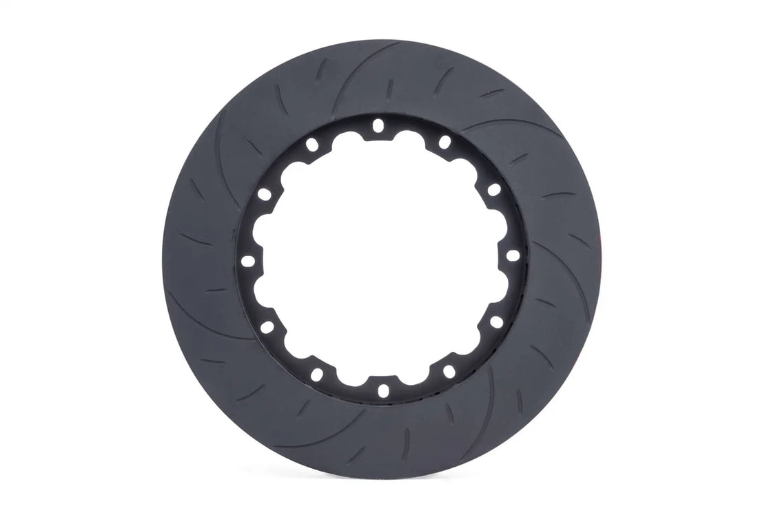 APR Fits APR 6 Piston Brakes. Direct replacement 350x34mm brake discs. BRK00006 - Side View