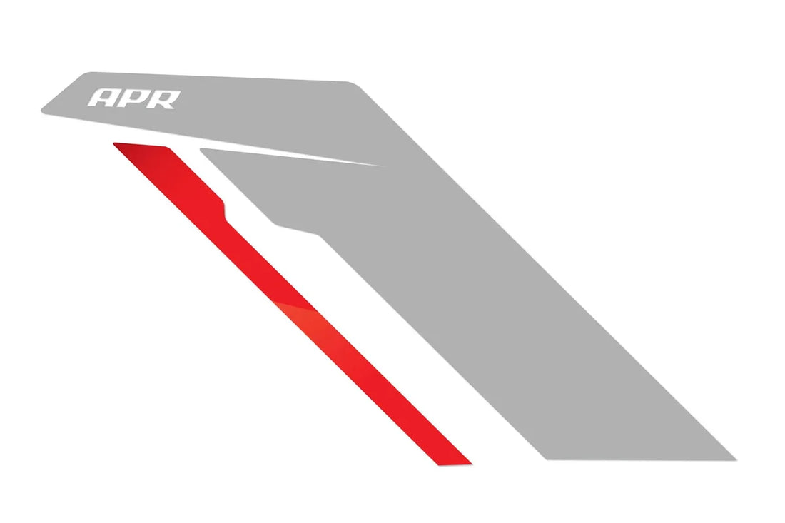 APR Let everyone know you're APR tuned with these stylish fender decals. PM100333 - Side View