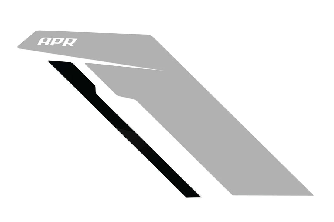 APR Let everyone know you're APR tuned with these stylish fender decals. PM100335 - Side View