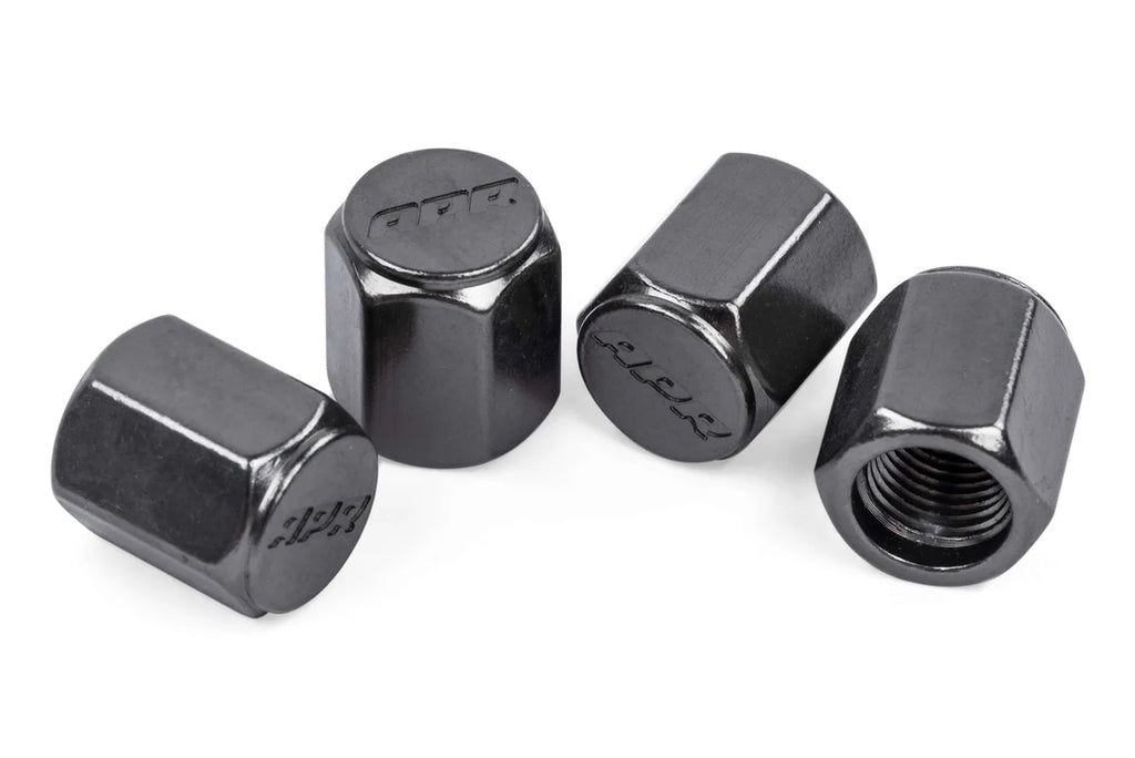 APR Stylish valve stem caps in gunmetal MS100179 - Main Product View