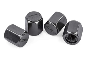 APR Stylish valve stem caps in gunmetal MS100179 - Main Product View