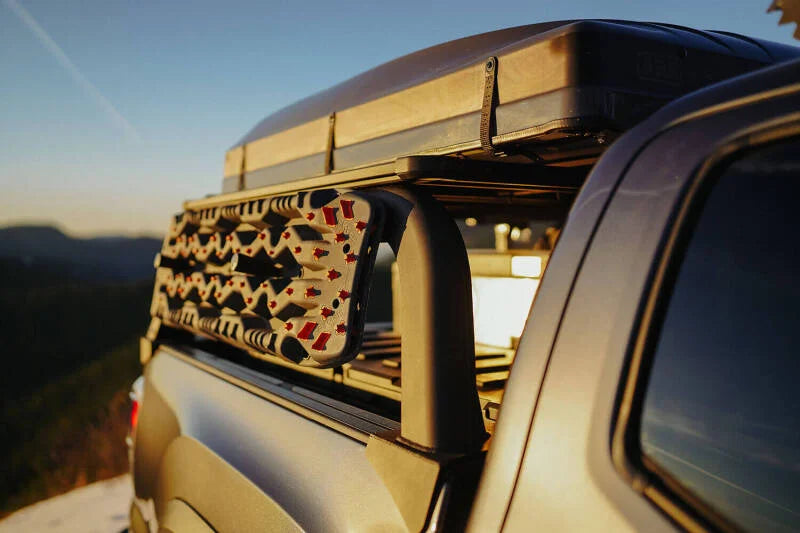 ARB 16-23 Toyota Tacoma Bed Rack - Black Aluminum - Side View