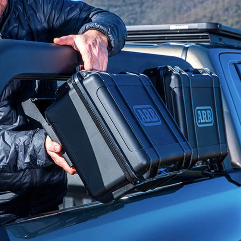 ARB 16-23 Toyota Tacoma Bed Rack Single Carry Case - Side View