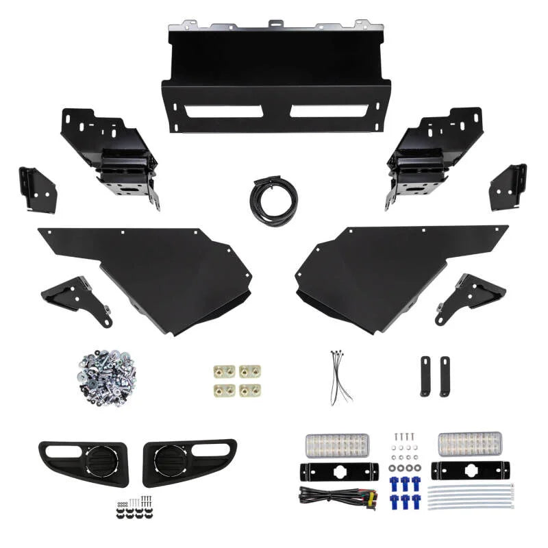 ARB 2020+ Toyota Hilux (Wide Body) Commercial Bull Bar SRS - Installation View