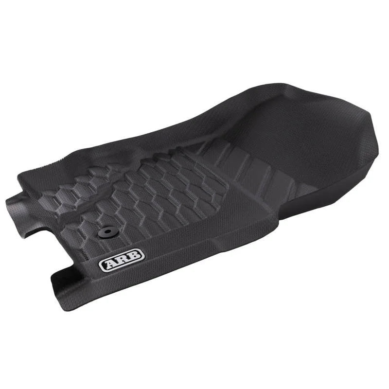 ARB 2021+ Ford Bronco Front & Rear Floor Mats - Black - Back View